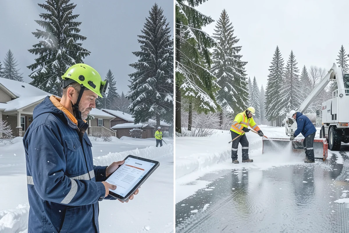 Snow Removal Estimates in Buckley, Pierce County, WA - Schedule a site visit to measure and assess the property