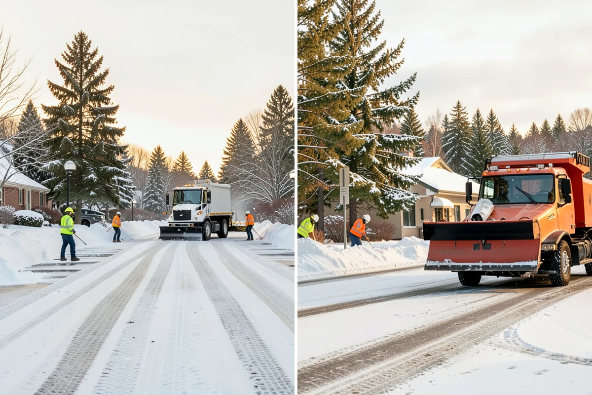 Snow Removal Estimates in Enumclaw, King County, WA - Schedule a site visit to measure and assess the property