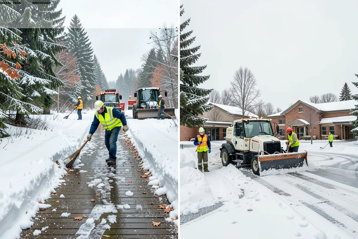 Snow Removal Estimates in Hunts Point, King County, WA - Schedule a site visit to measure and assess the property