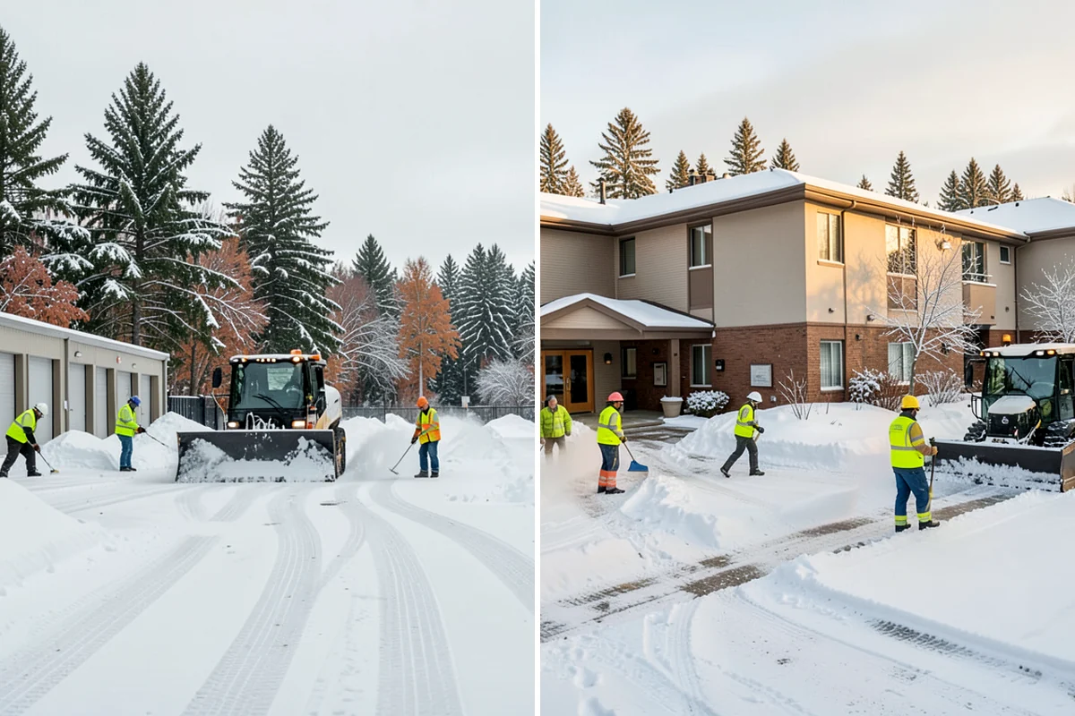 Snow Removal Estimates in Lake Forest Park, King County, WA - Schedule a site visit to measure and assess the property