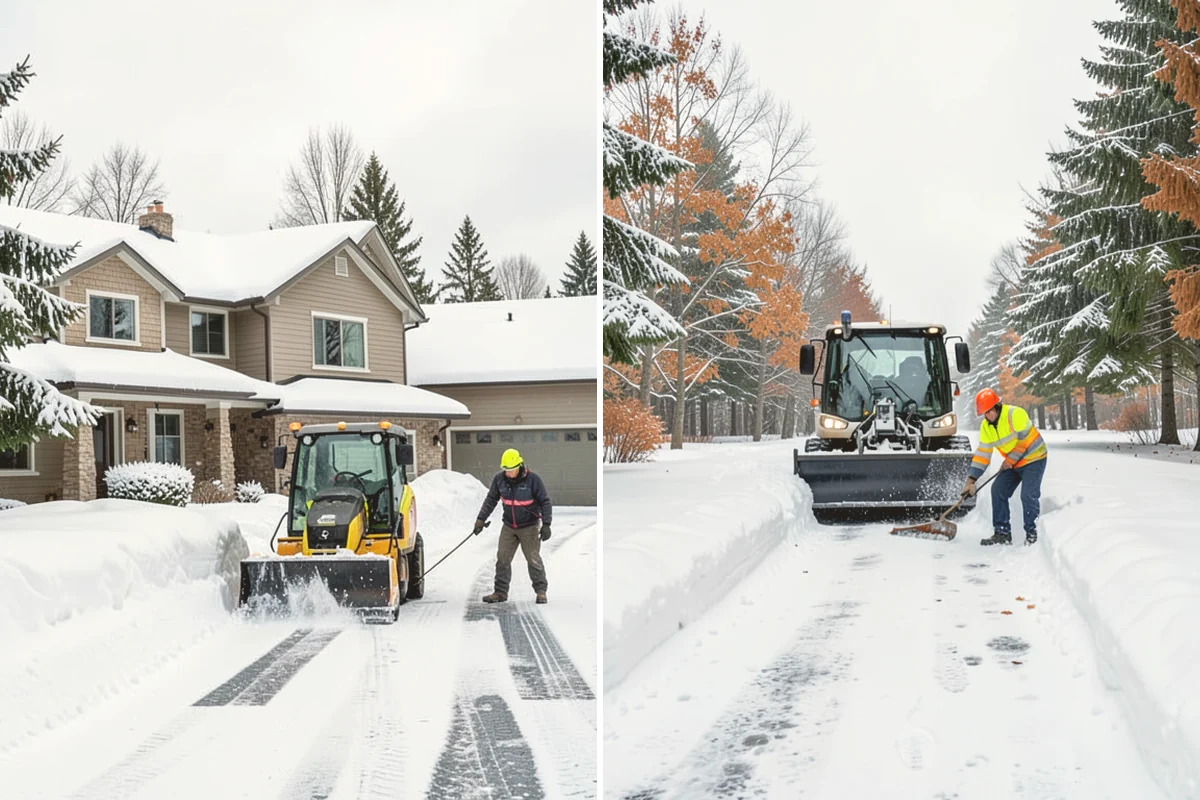 Snow Removal Estimates in Langley, Island County, WA - Schedule a site visit to measure and assess the property