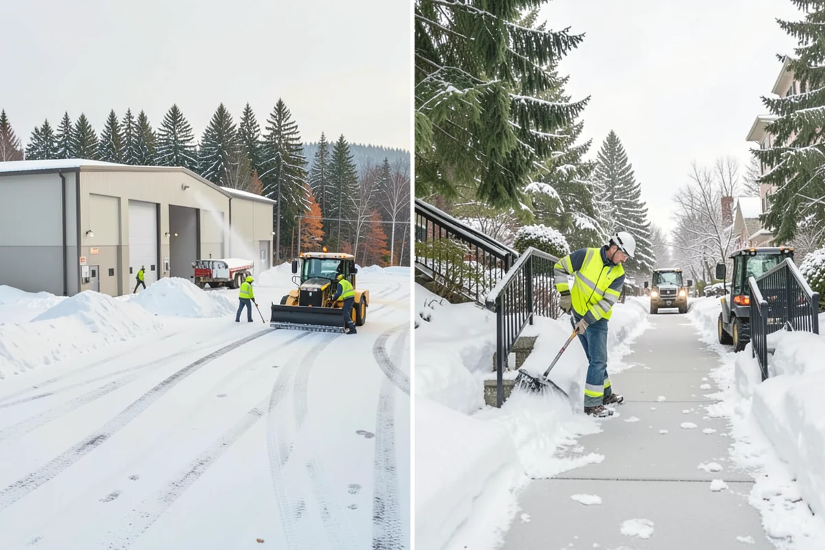 Snow Removal Estimates in Mercer Island, King County, WA - Schedule a site visit to measure and assess the property