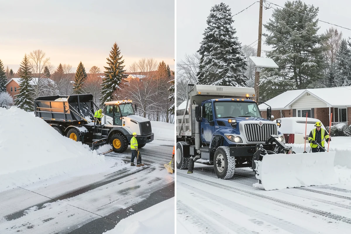Snow Removal Estimates in Monroe, Snohomish County, WA - Schedule a site visit to measure and assess the property
