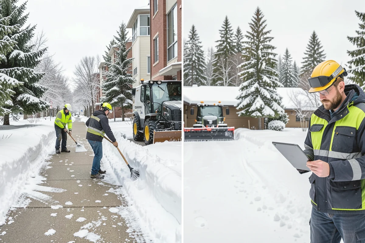Snow Removal Estimates in Mountlake Terrace, Snohomish County, WA - Schedule a site visit to measure and assess the property