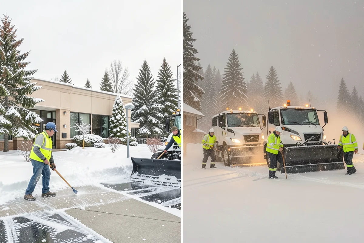 Snow Removal Estimates in Mukilteo, Snohomish County, WA - Schedule a site visit to measure and assess the property