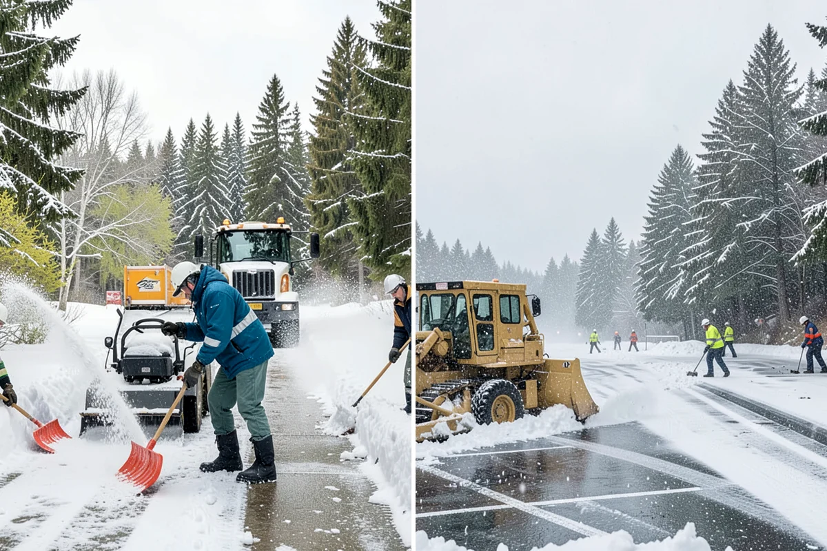 Snow Removal Estimates in Pacific, King County, WA - Schedule a site visit to measure and assess the property