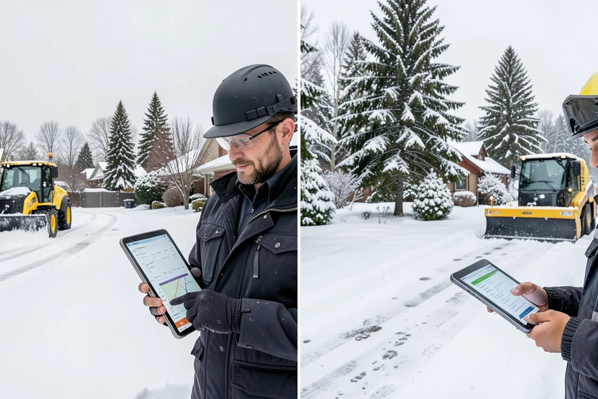 Snow Removal Estimates in SeaTac, King County, WA - Schedule a site visit to measure and assess the property