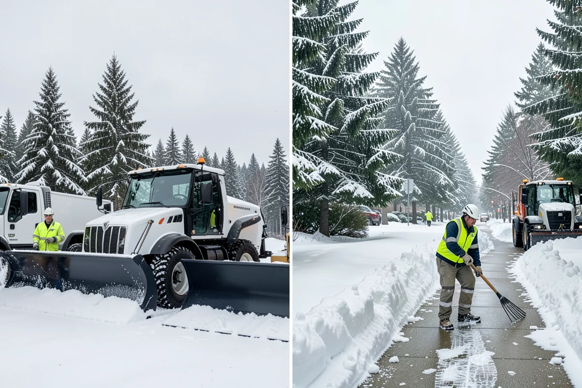 Snow Removal Estimates in Seattle, King County, WA - Schedule a site visit to measure and assess the property