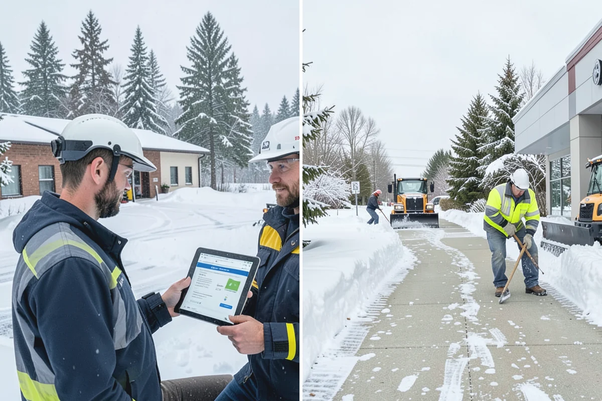 Snow Removal Estimates in Sumner, Pierce County, WA - Schedule a site visit to measure and assess the property
