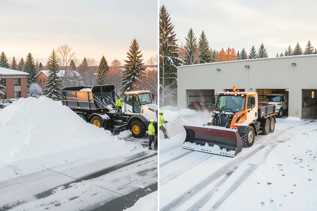 Snow Removal Estimates in Tukwila, King County, WA - Schedule a site visit to measure and assess the property