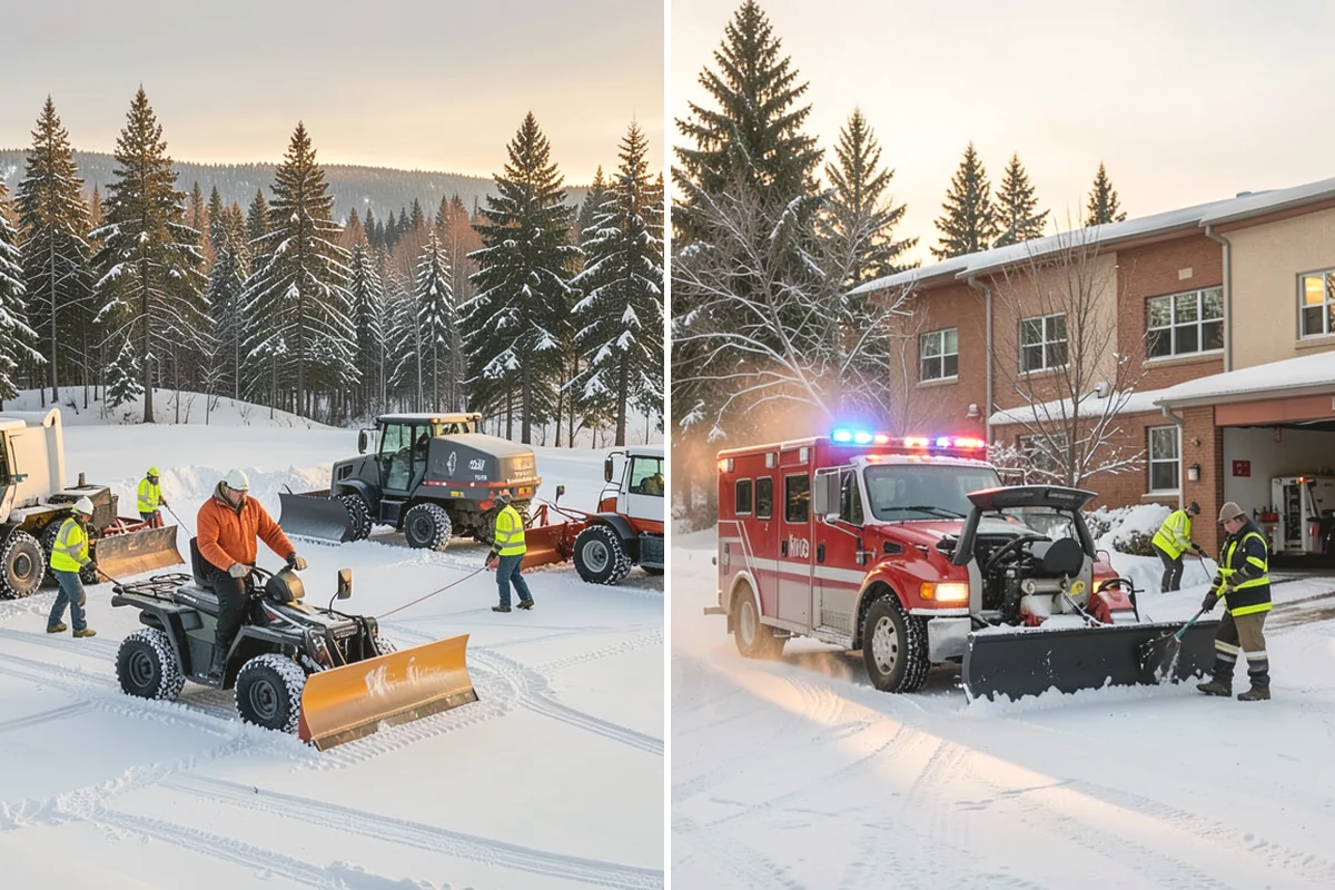 Snow Removal Estimates in Yarrow Point, King County, WA - Schedule a site visit to measure and assess the property