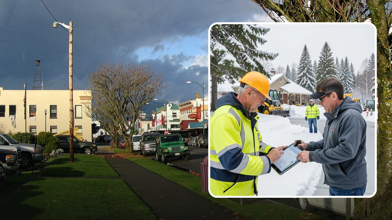 Snow Removal Inspections in Arlington, Snohomish County, WA - We inspect Western Washington properties before and after snow events to verify clearing quality, document conditions, and...