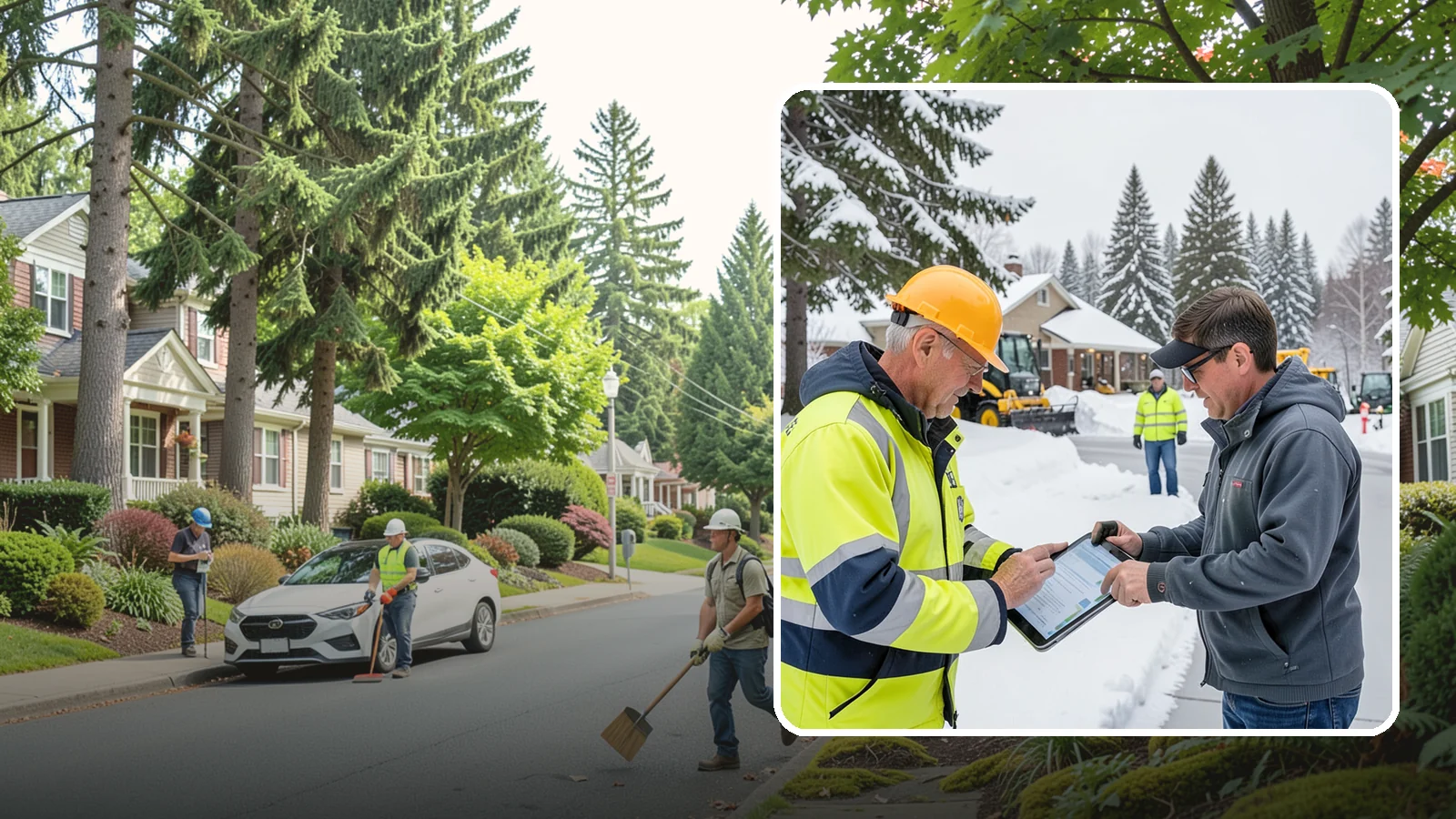 Snow Removal Inspections in Beaux Arts Village, King County, WA - We inspect Western Washington properties before and after snow events to verify clearing quality, document conditions, and...