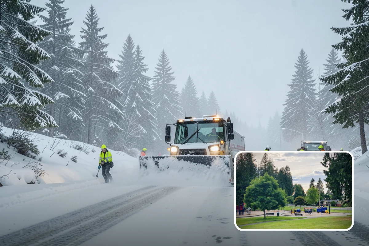 Snow Removal Inspections in Bonney Lake, Pierce County, WA - Independent verification of clearing quality and coverage