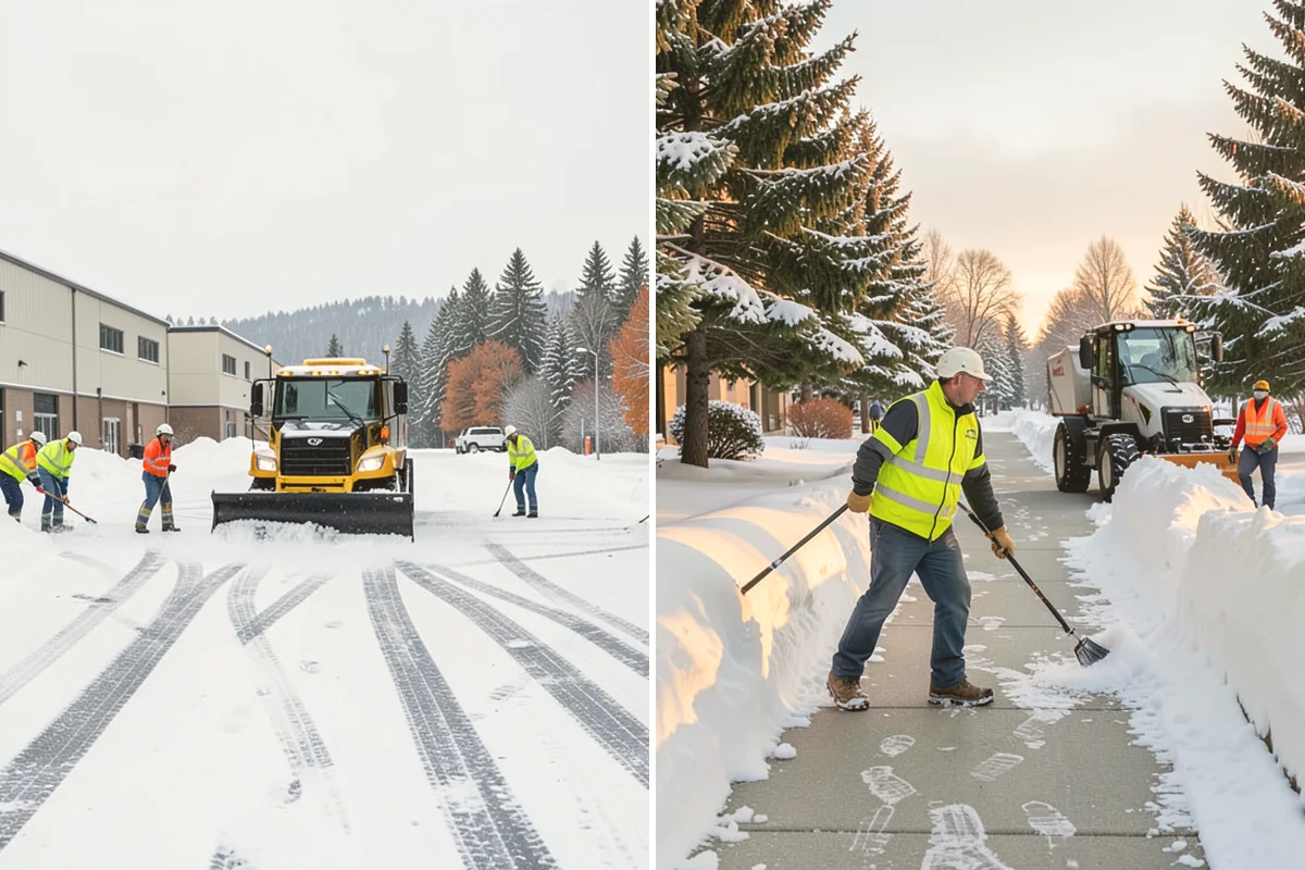 Snow Removal Inspections in Bothell, King County, WA - Define the inspection scope and property areas to review