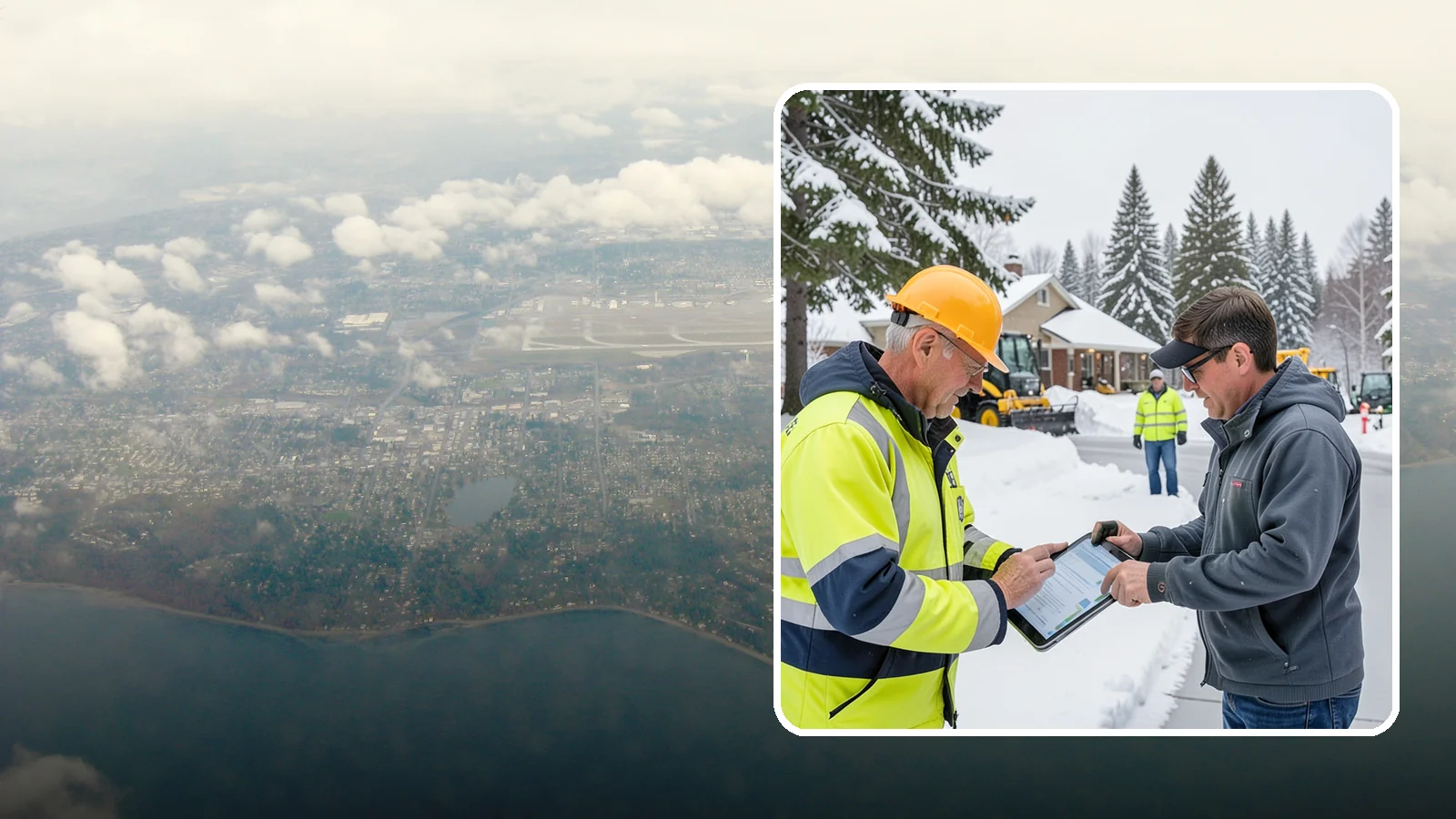 Snow Removal Inspections in Burien, King County, WA - We inspect Western Washington properties before and after snow events to verify clearing quality, document conditions, and...