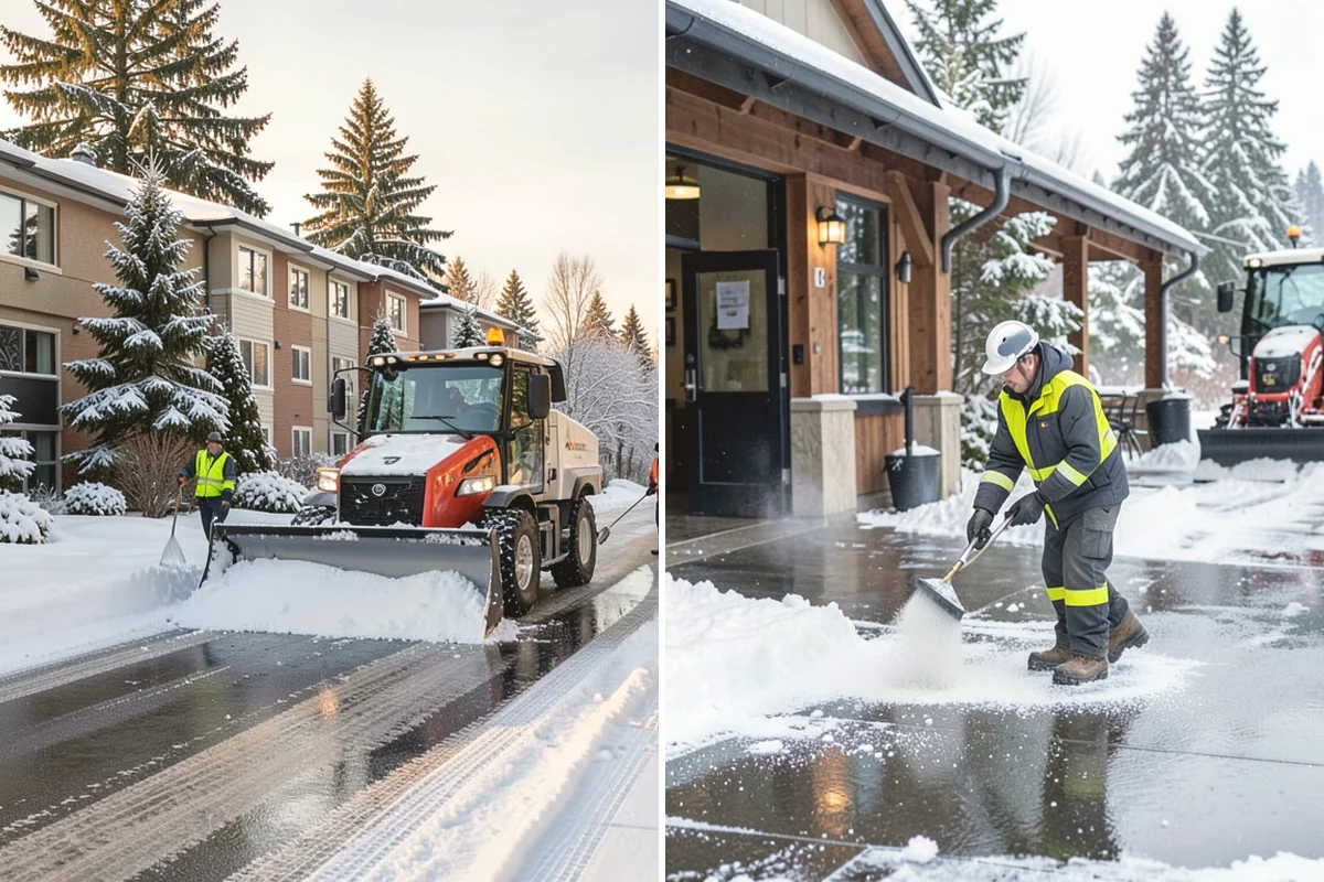 Snow Removal Inspections in Burien, King County, WA - Define the inspection scope and property areas to review