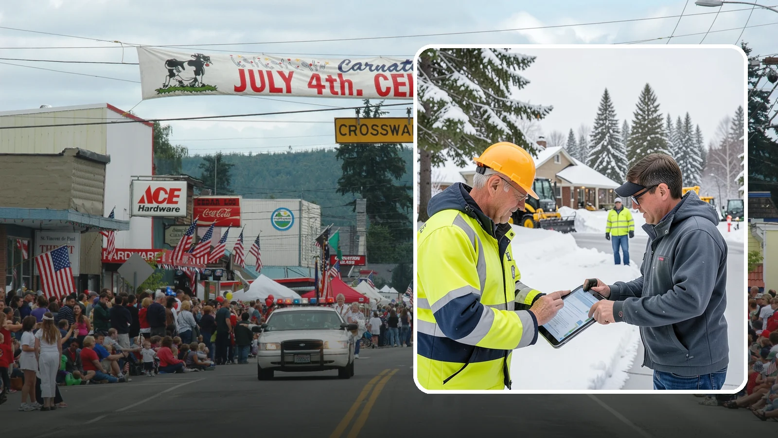 Snow Removal Inspections in Carnation, King County, WA - We inspect Western Washington properties before and after snow events to verify clearing quality, document conditions, and...