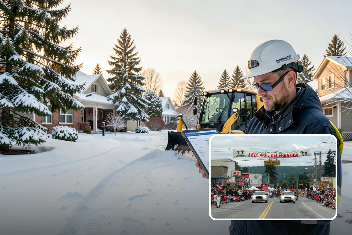 Snow Removal Inspections in Carnation, King County, WA - Independent verification of clearing quality and coverage