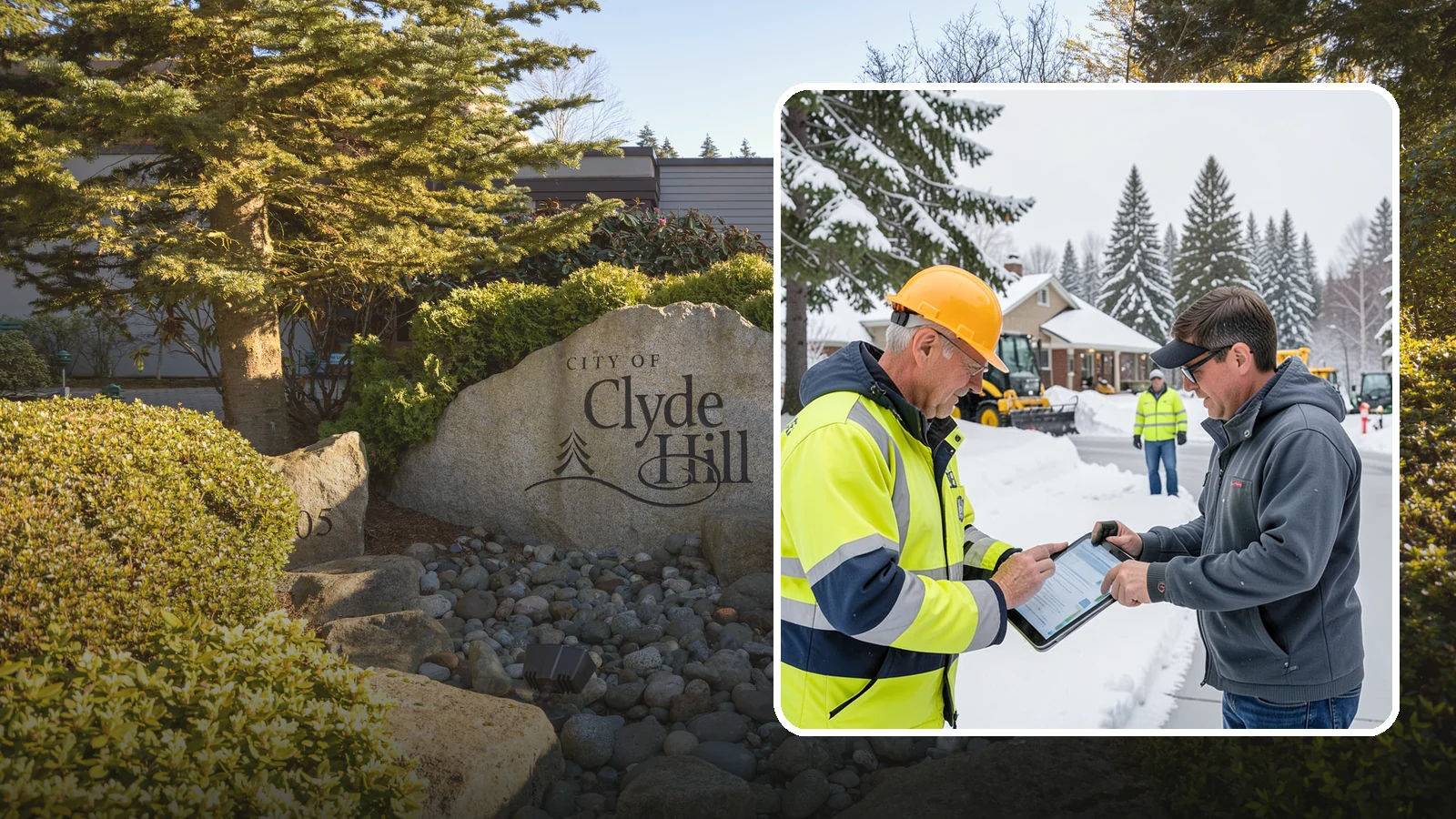 Snow Removal Inspections in Clyde Hill, King County, WA - We inspect Western Washington properties before and after snow events to verify clearing quality, document conditions, and...