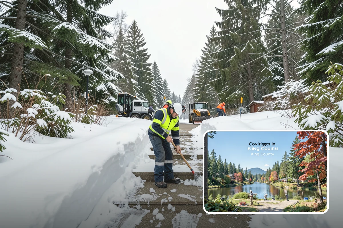 Snow Removal Inspections in Covington, King County, WA - Independent verification of clearing quality and coverage