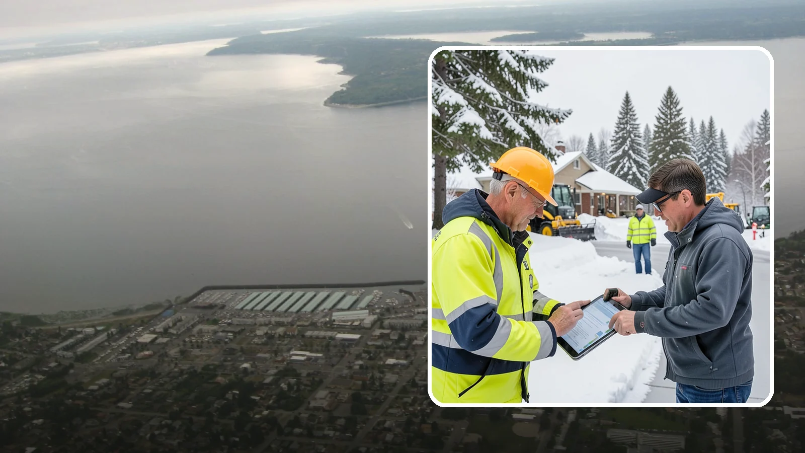 Snow Removal Inspections in Des Moines, King County, WA - We inspect Western Washington properties before and after snow events to verify clearing quality, document conditions, and...