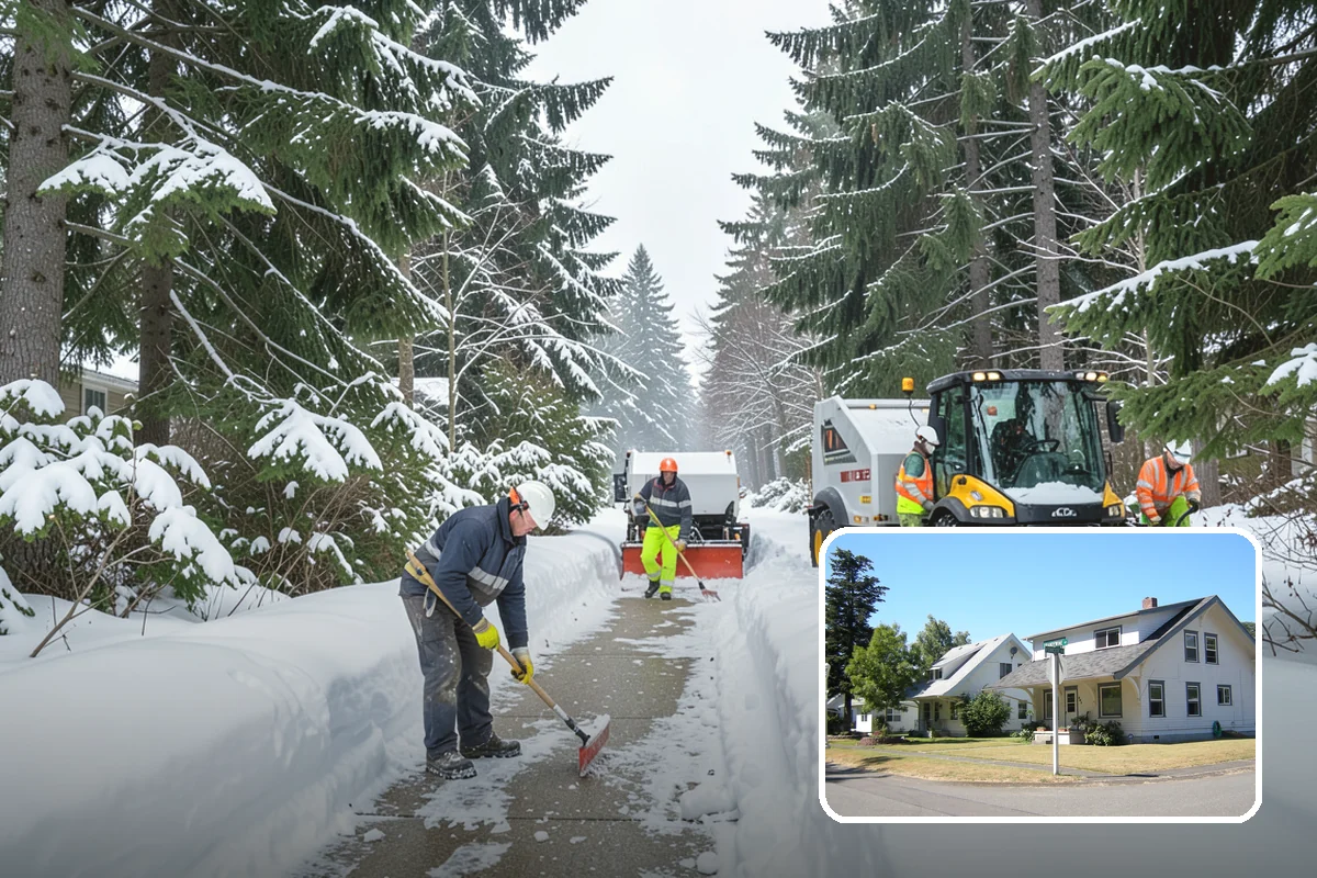 Snow Removal Inspections in DuPont, Pierce County, WA - Independent verification of clearing quality and coverage