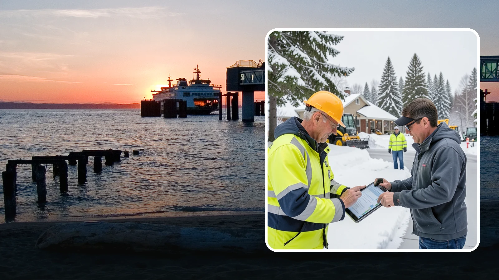 Snow Removal Inspections in Edmonds, Snohomish County, WA - We inspect Western Washington properties before and after snow events to verify clearing quality, document conditions, and...