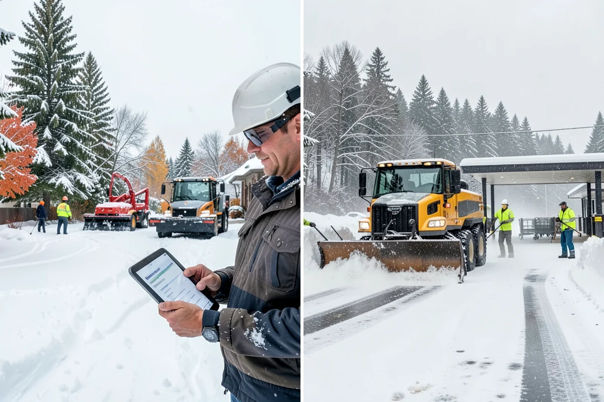 Snow Removal Inspections in Enumclaw, King County, WA - Define the inspection scope and property areas to review
