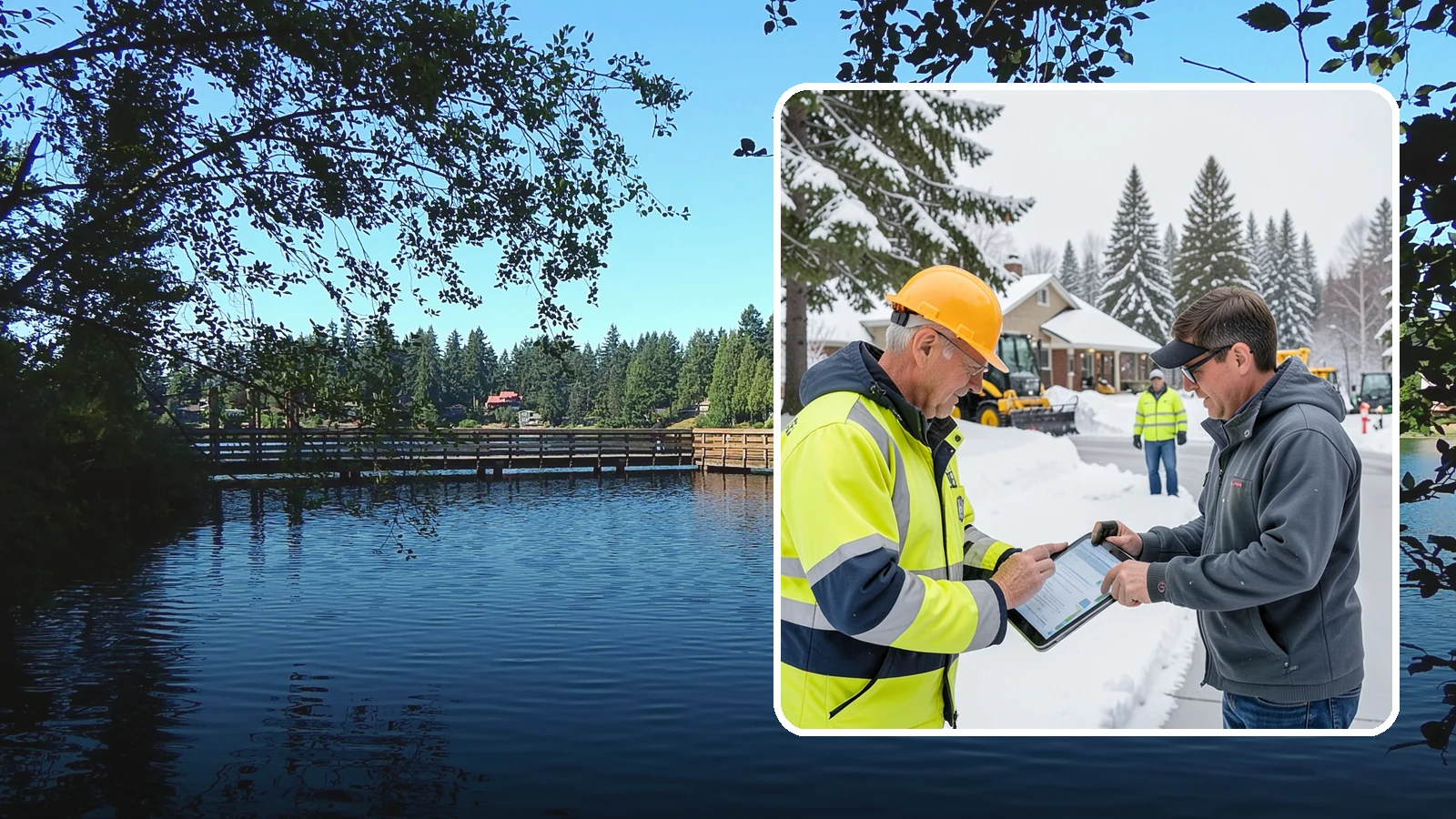 Snow Removal Inspections in Federal Way, King County, WA - We inspect Western Washington properties before and after snow events to verify clearing quality, document conditions, and...