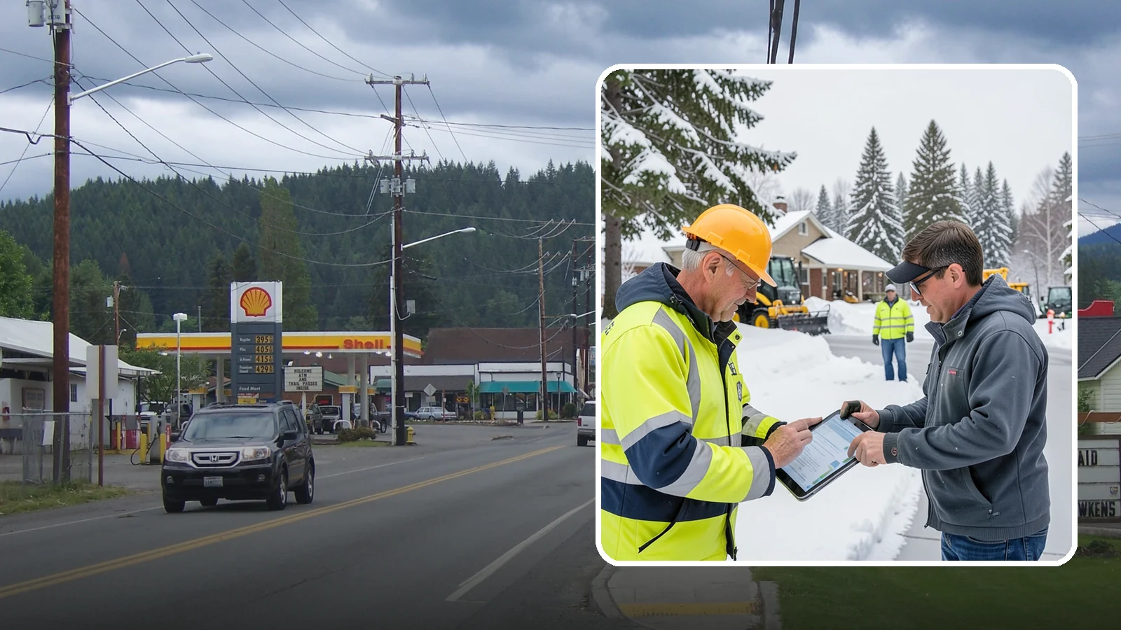 Snow Removal Inspections in Granite Falls, Snohomish County, WA - We inspect Western Washington properties before and after snow events to verify clearing quality, document conditions, and...