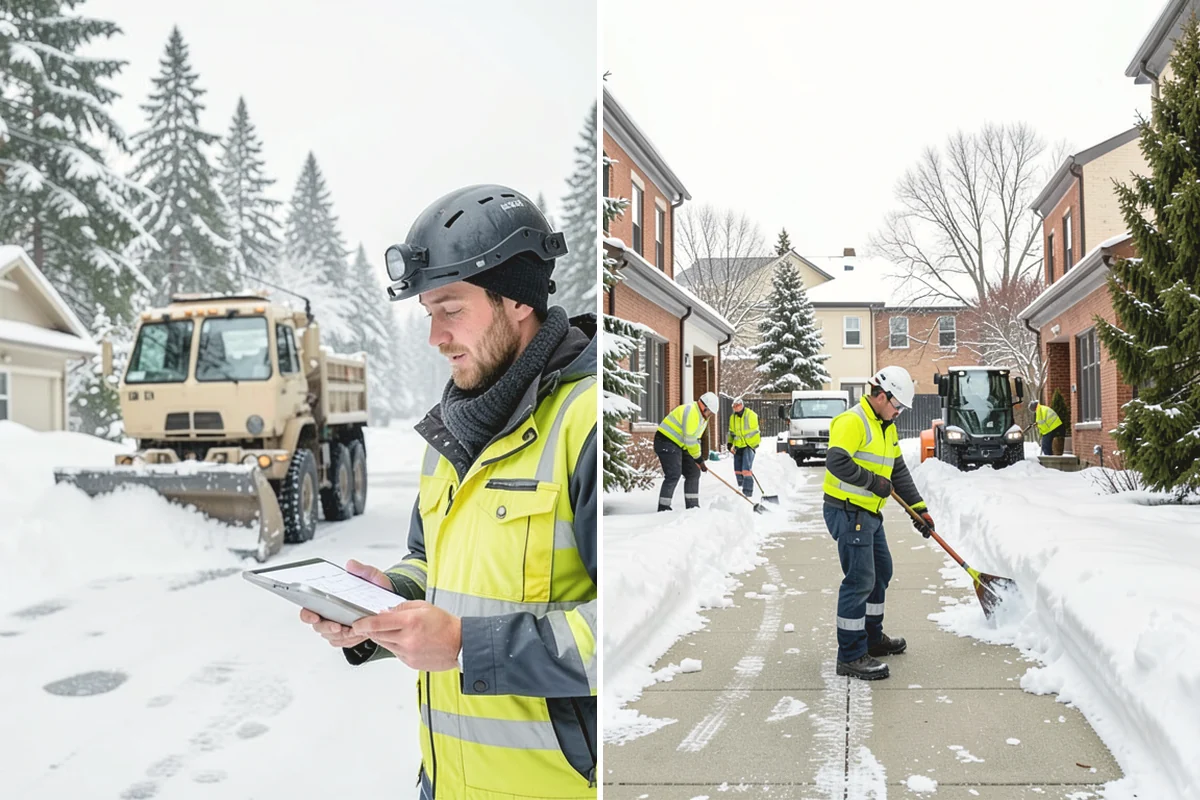 Snow Removal Inspections in Issaquah, King County, WA - Define the inspection scope and property areas to review