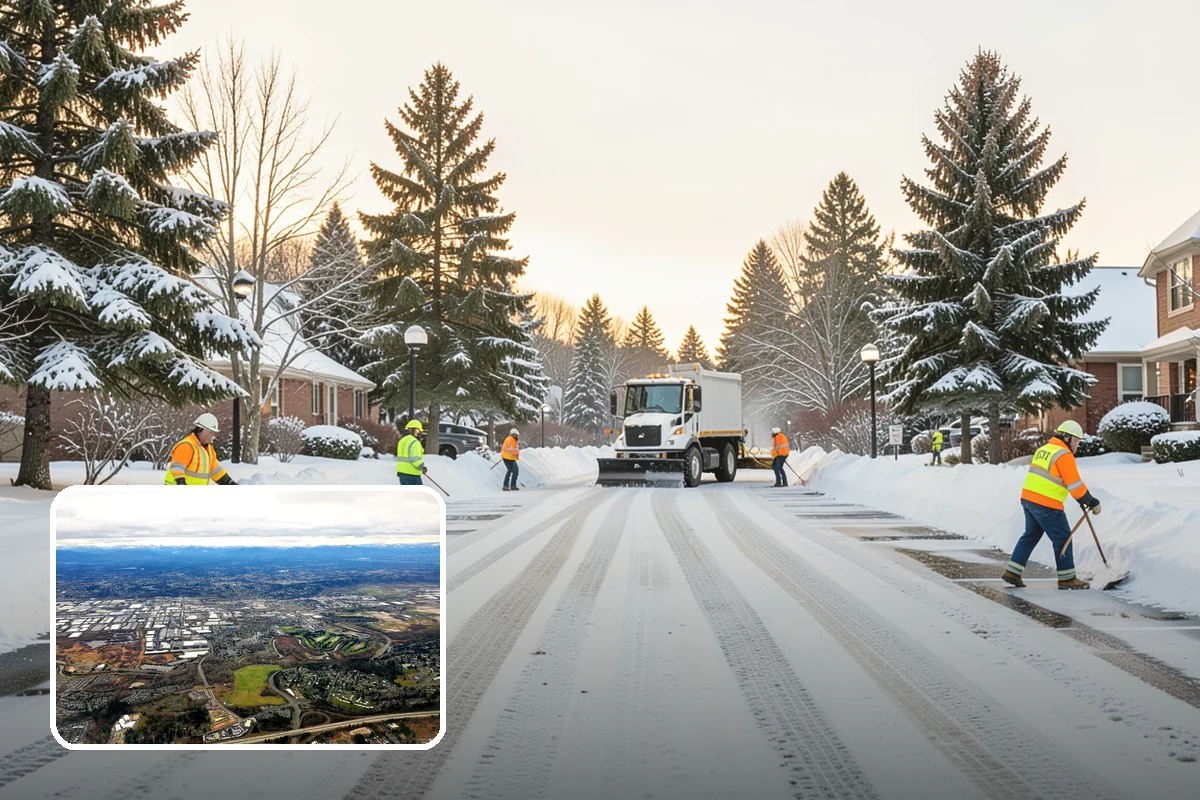 Snow Removal Inspections in Kent, King County, WA - Independent verification of clearing quality and coverage