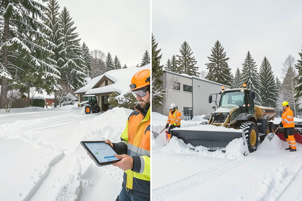 Snow Removal Inspections in Kent, King County, WA - Define the inspection scope and property areas to review