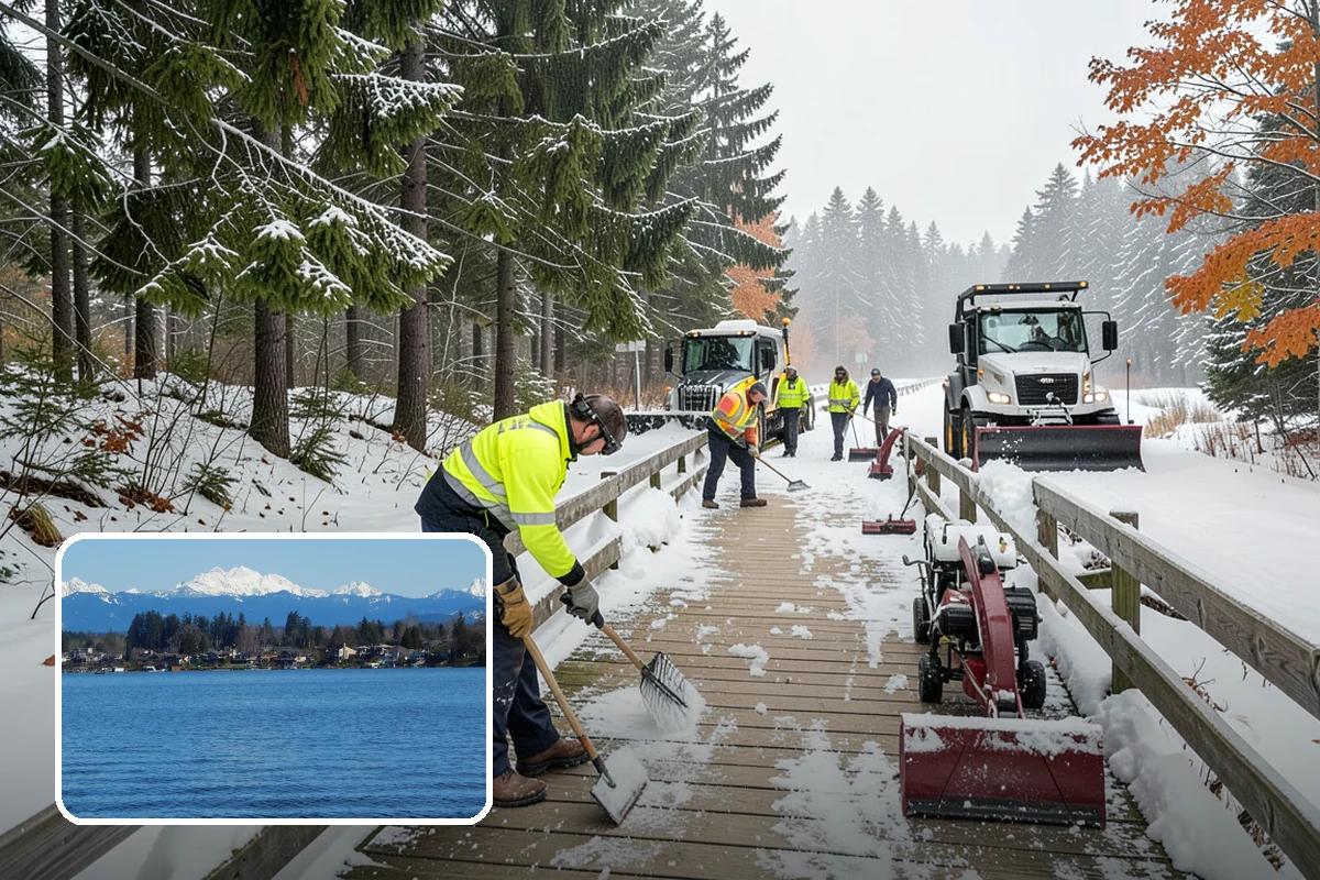 Snow Removal Inspections in Lake Stevens, Snohomish County, WA - Independent verification of clearing quality and coverage