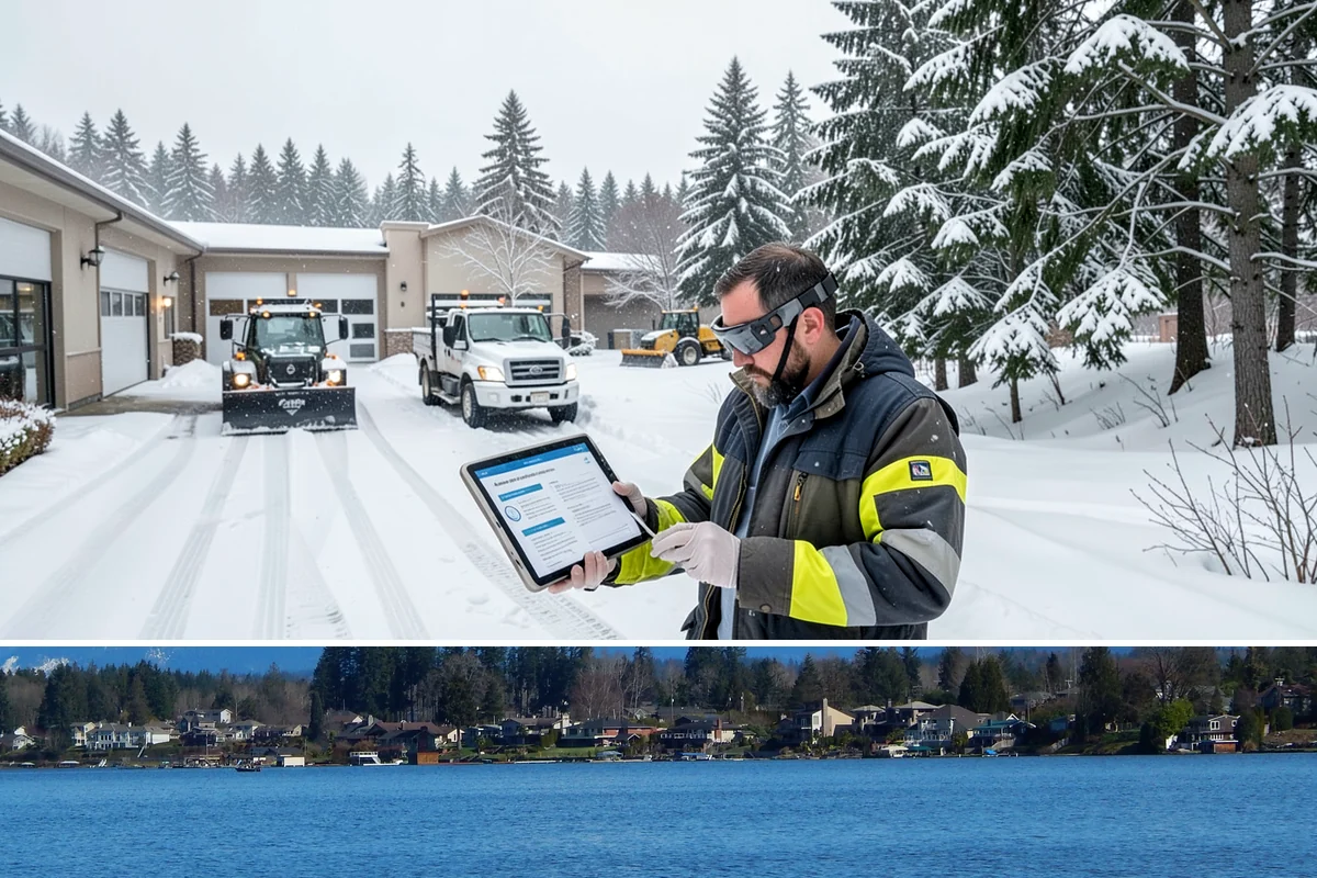 Snow Removal Inspections in Lake Stevens, Snohomish County, WA - Arrange inspections at the start of winter so documentation begins with the season's first snowfall.