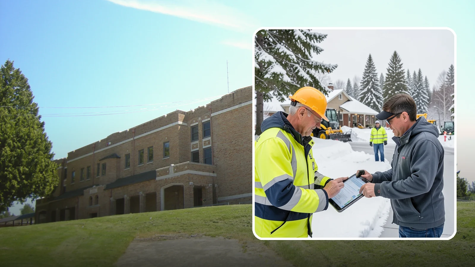 Snow Removal Inspections in Maple Valley, King County, WA - We inspect Western Washington properties before and after snow events to verify clearing quality, document conditions, and...