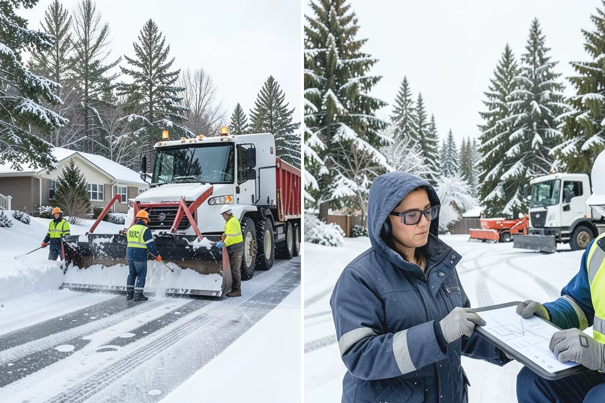 Snow Removal Inspections in Medina, King County, WA - Define the inspection scope and property areas to review
