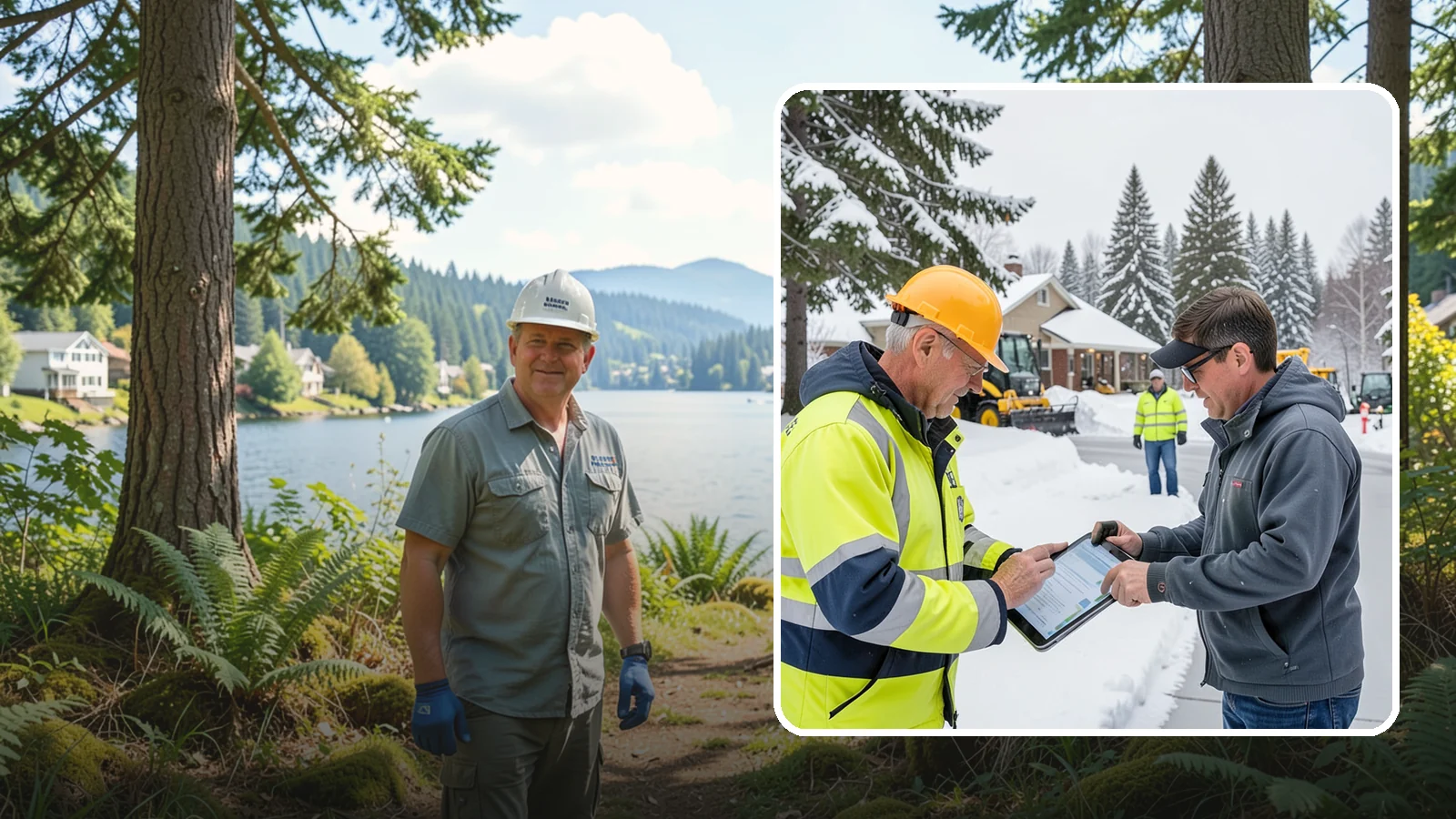 Snow Removal Inspections in Milton, King County, WA - We inspect Western Washington properties before and after snow events to verify clearing quality, document conditions, and...