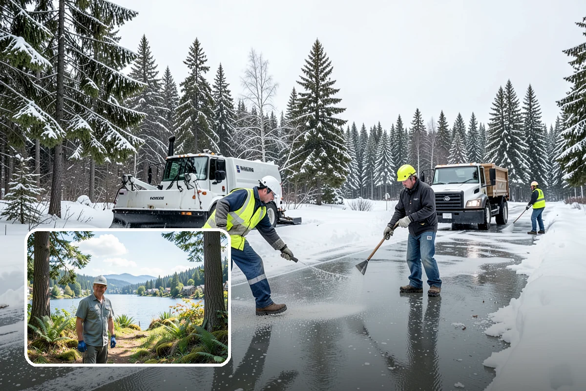 Snow Removal Inspections in Milton, King County, WA - Independent verification of clearing quality and coverage