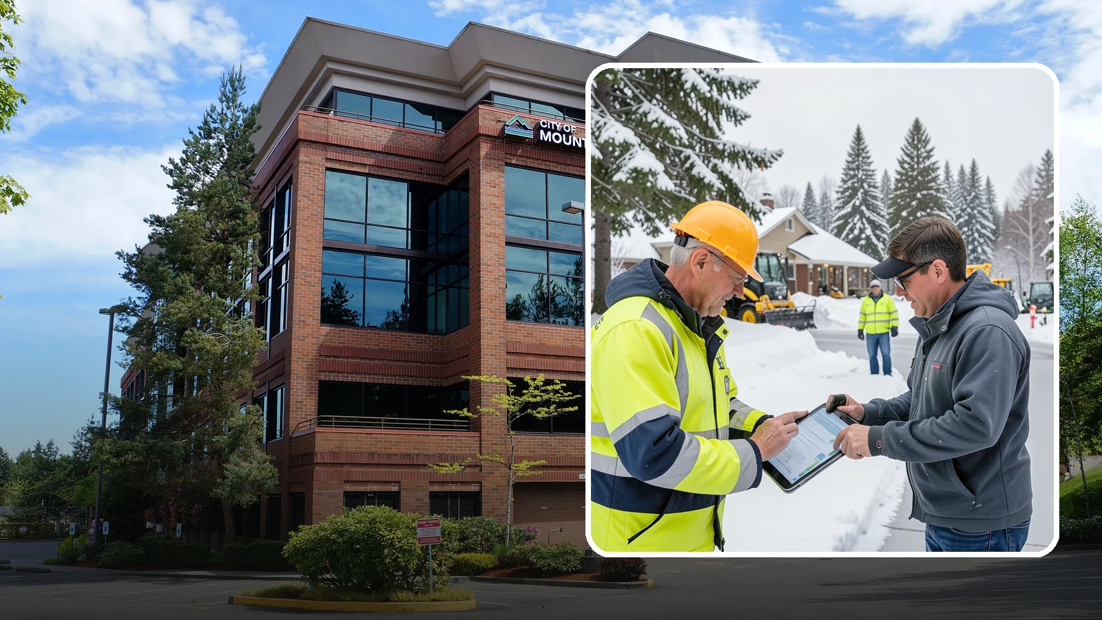 Snow Removal Inspections in Mountlake Terrace, Snohomish County, WA - We inspect Western Washington properties before and after snow events to verify clearing quality, document conditions, and...