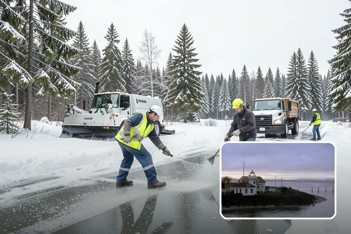 Snow Removal Inspections in Mukilteo, Snohomish County, WA - Independent verification of clearing quality and coverage