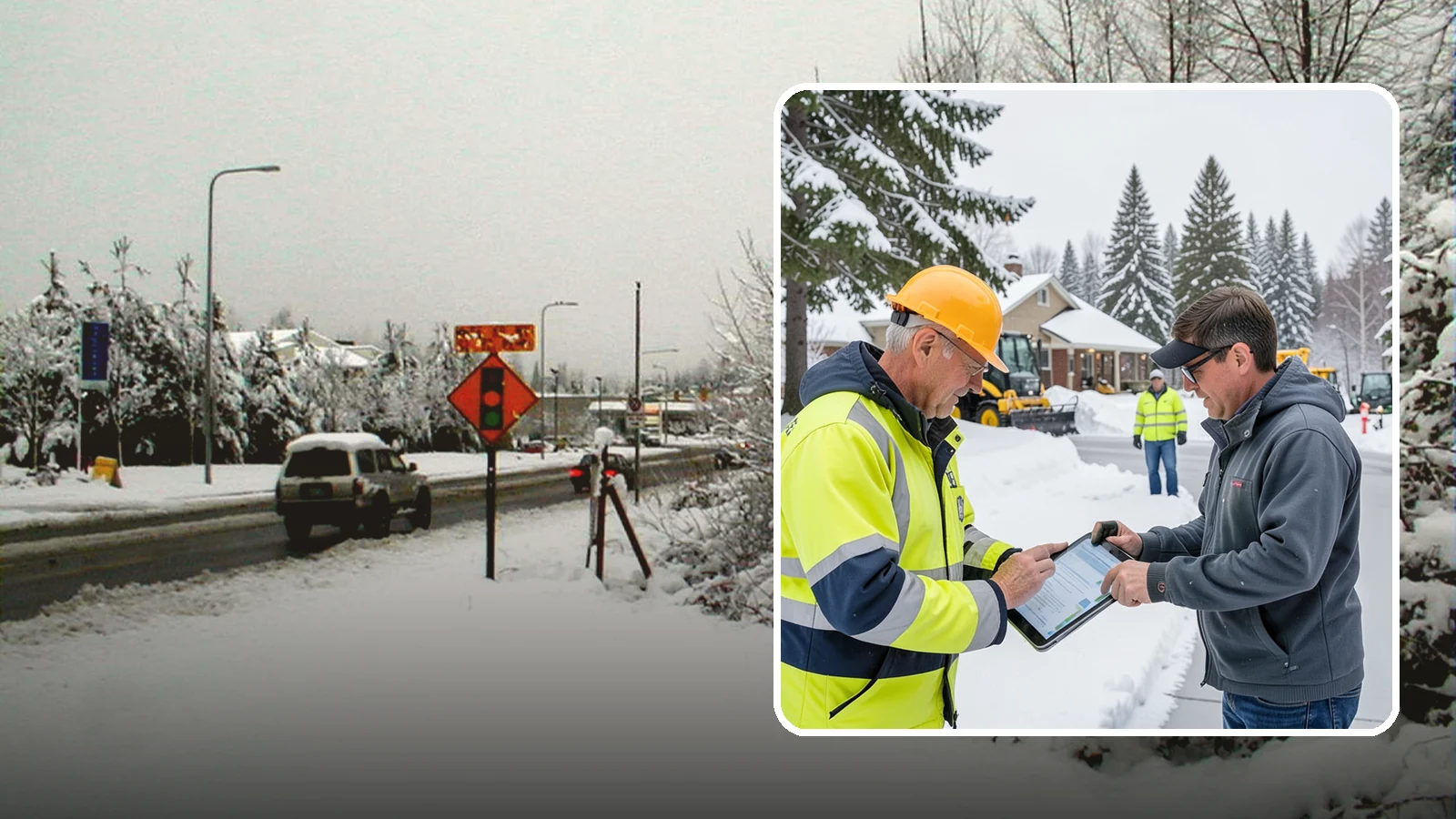 Snow Removal Inspections in Newcastle, King County, WA - We inspect Western Washington properties before and after snow events to verify clearing quality, document conditions, and...