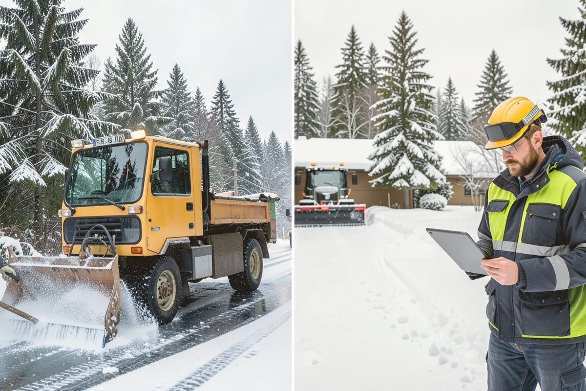 Snow Removal Inspections in Newcastle, King County, WA - Define the inspection scope and property areas to review