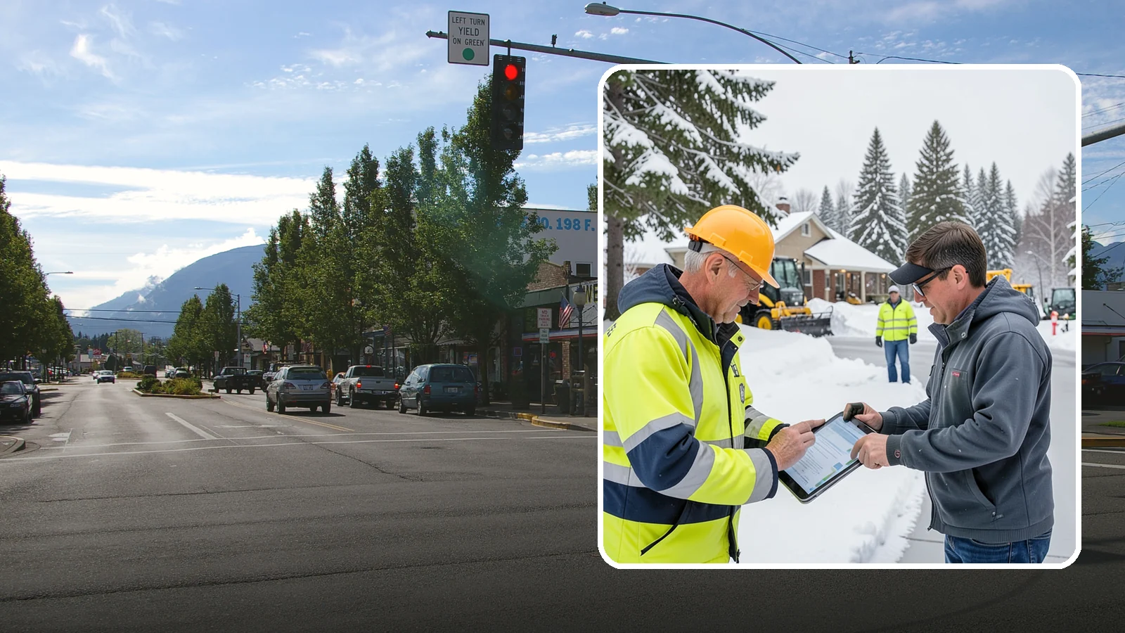 Snow Removal Inspections in North Bend, King County, WA - We inspect Western Washington properties before and after snow events to verify clearing quality, document conditions, and...