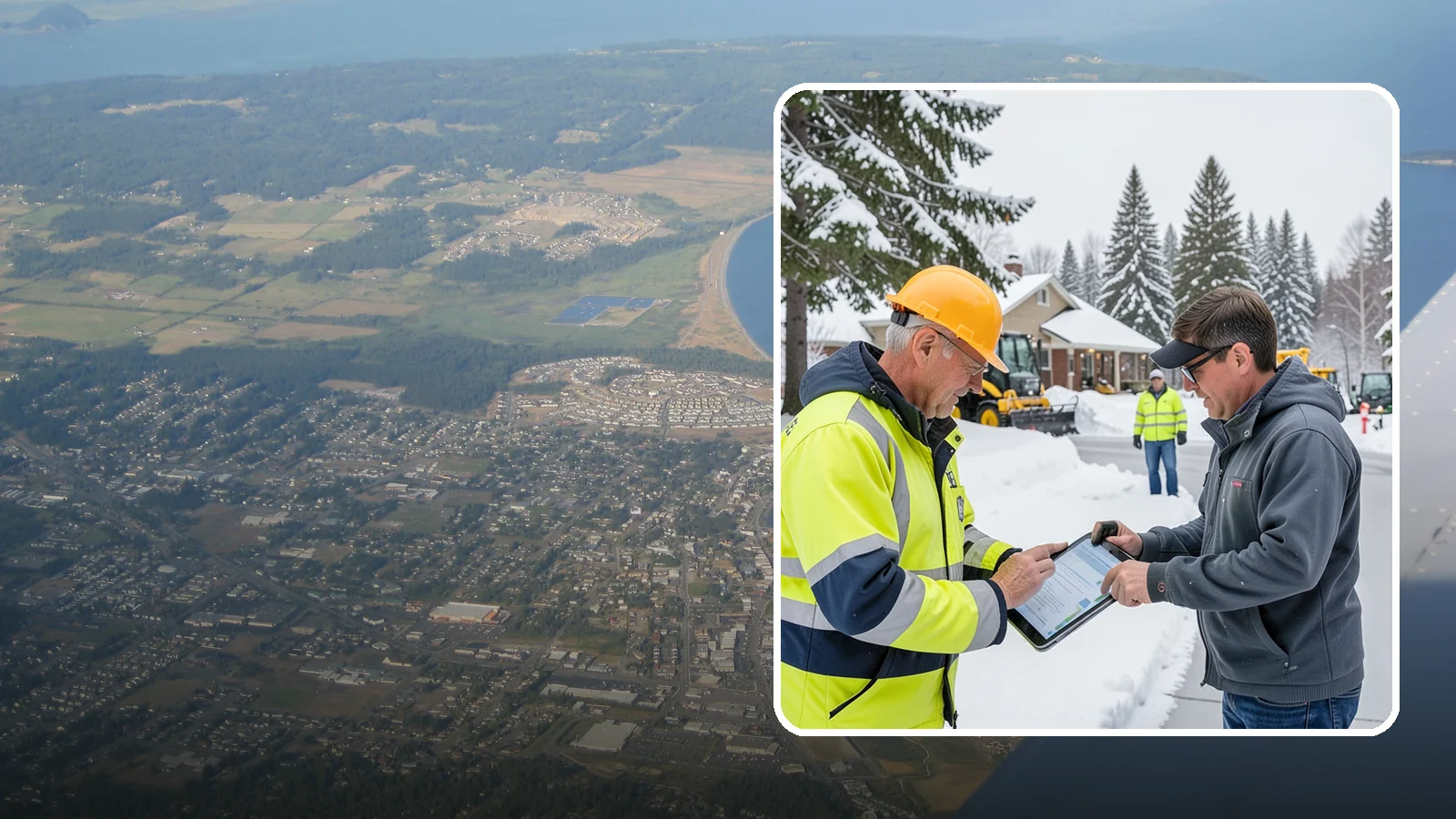 Snow Removal Inspections in Oak Harbor, Island County, WA - We inspect Western Washington properties before and after snow events to verify clearing quality, document conditions, and...