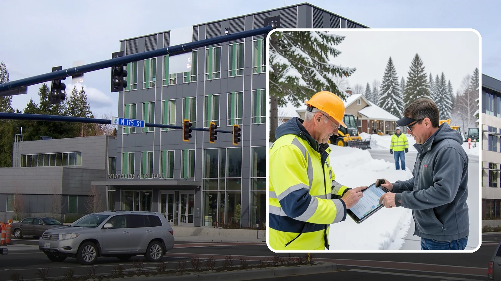 Snow Removal Inspections in Shoreline, King County, WA - We inspect Western Washington properties before and after snow events to verify clearing quality, document conditions, and...