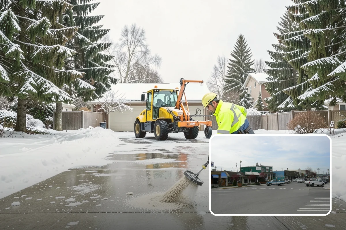 Snow Removal Inspections in Stanwood, Snohomish County, WA - Independent verification of clearing quality and coverage