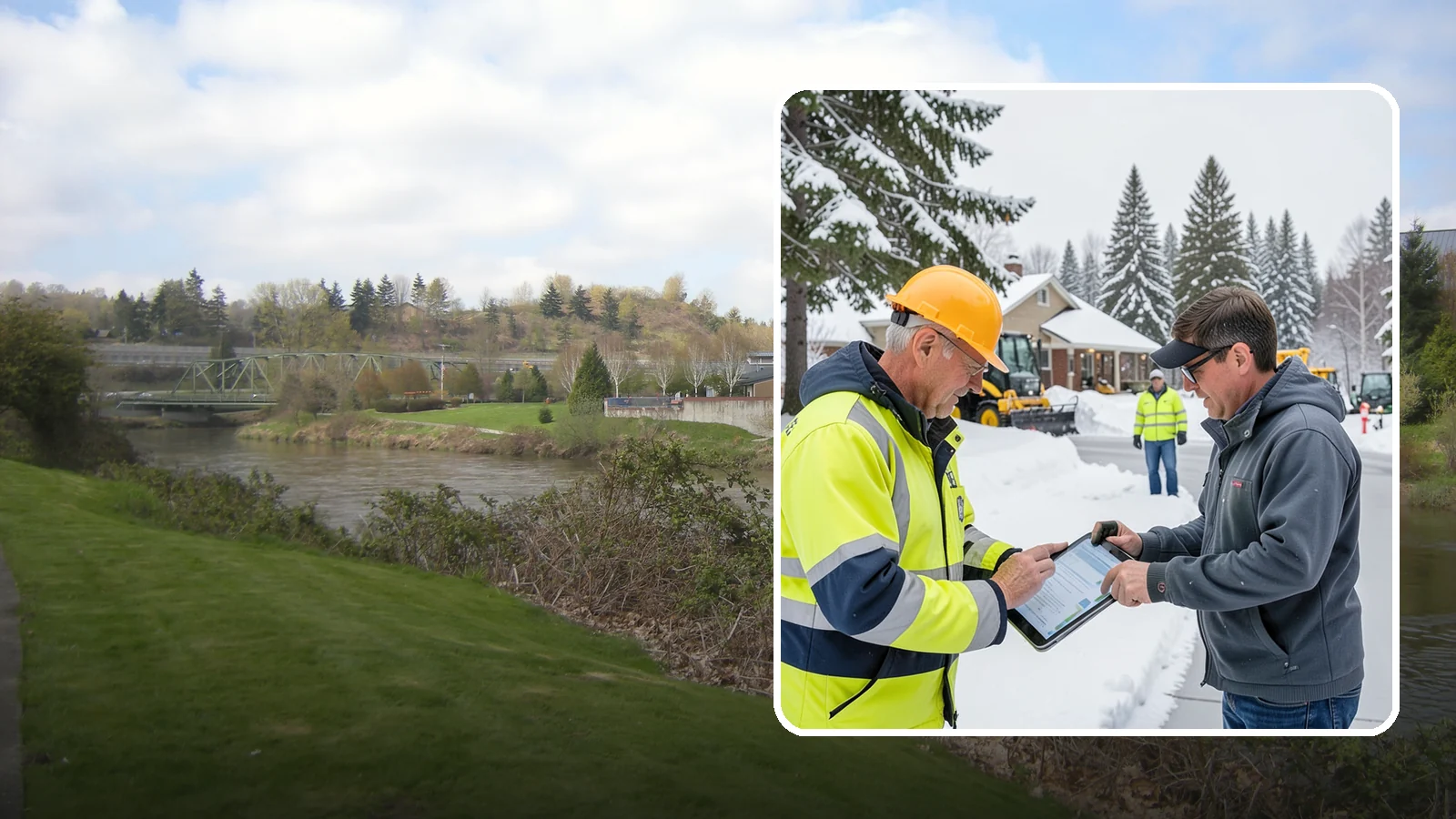 Snow Removal Inspections in Tukwila, King County, WA - We inspect Western Washington properties before and after snow events to verify clearing quality, document conditions, and...