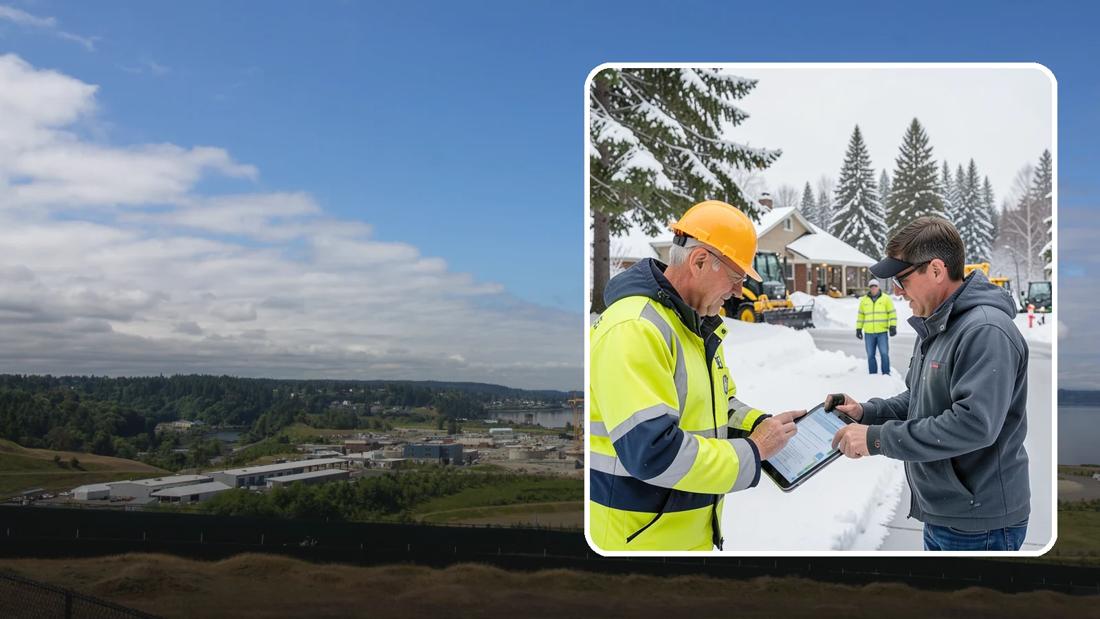 Snow Removal Inspections in University Place, Pierce County, WA - We inspect Western Washington properties before and after snow events to verify clearing quality, document conditions, and...